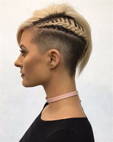 short shaved hairstyles for women